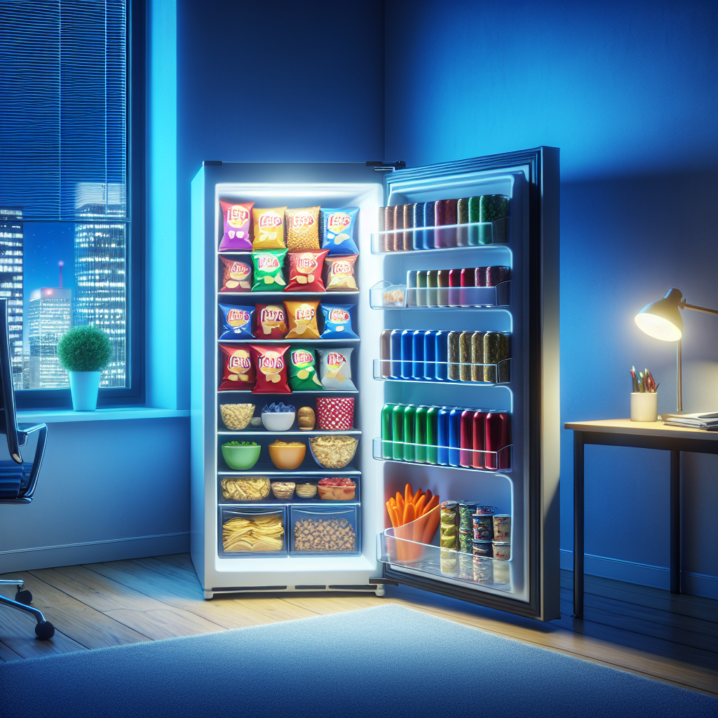Mini lodówka do biura – praktyczne rozwiązanie do przechowywania przekąsek i napojów