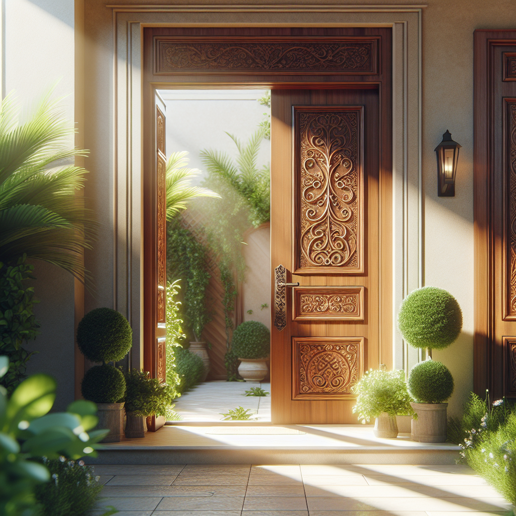 Drzwi zewnętrzne drewniane – w jakich przestrzeniach wyglądają najlepiej?